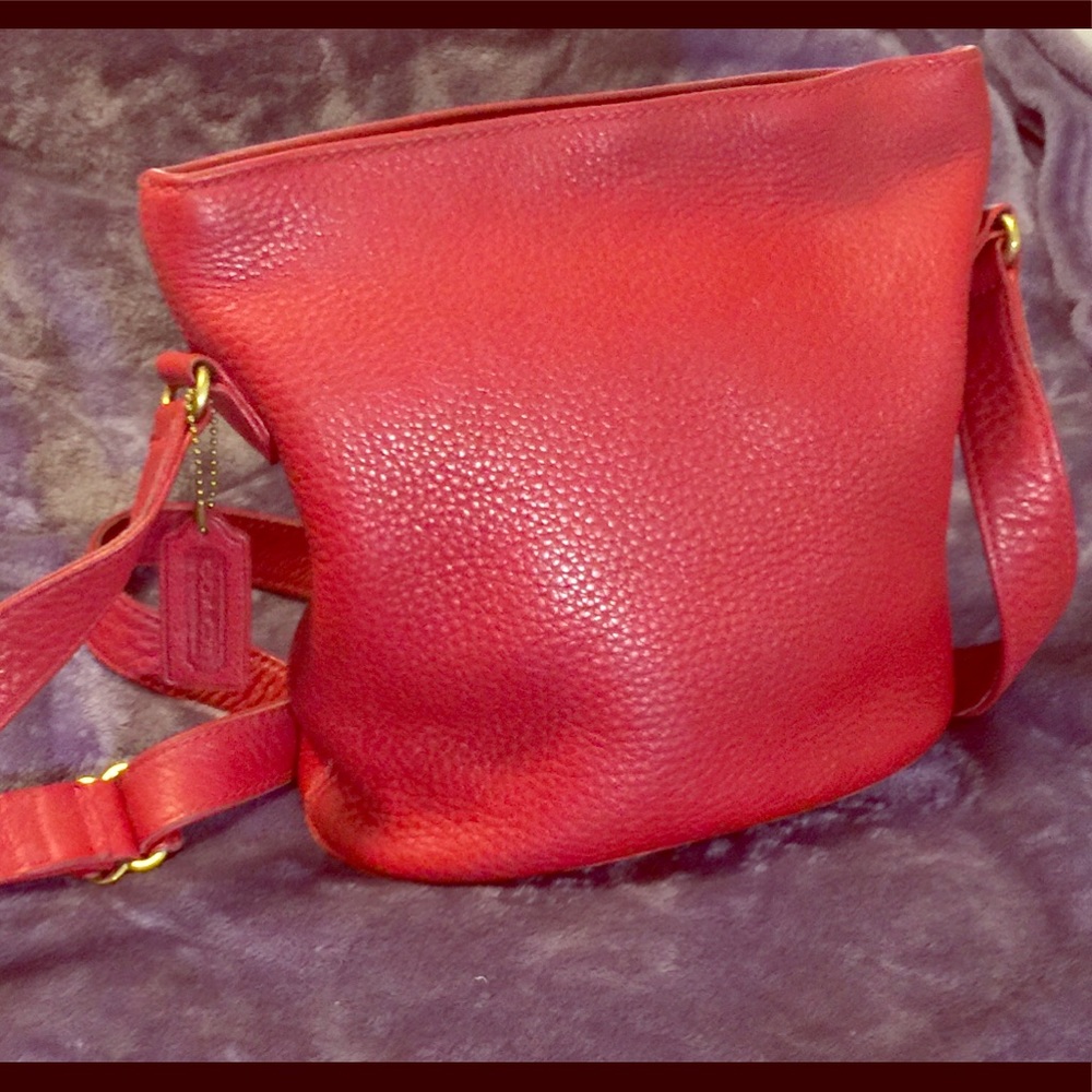 Vintage Coach Leather Handbag